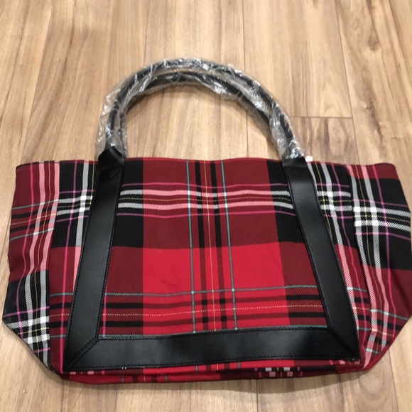 NEW Victoria’s Secret Red and Black Tote Bag - Picture 2 of 5